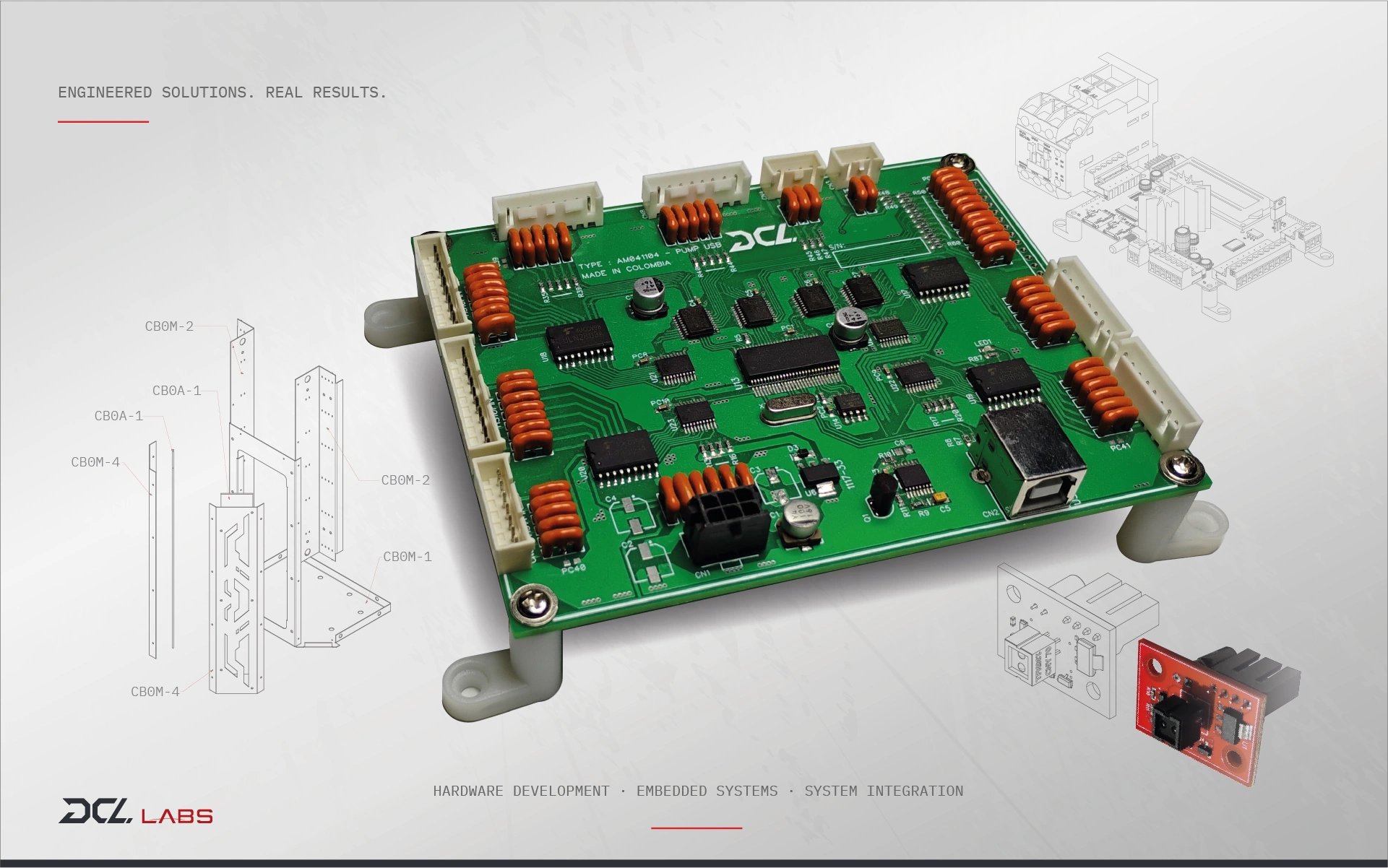 Ingeniería de hardware y desarrollo de sistemas electrónicos de DCL Labs